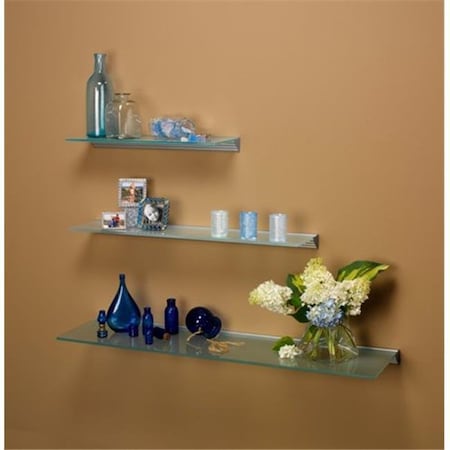 Amore Designs GCE836OP Glace Opaque Glass Shelf; 8 X 36 In.